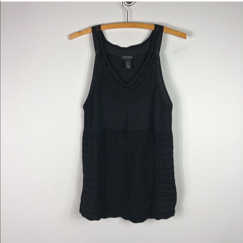 White House Black Market Knit Tank Top Tunic *86